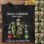 Custom Name Funny Fishing Gifts for Men - Personalized Apparel
