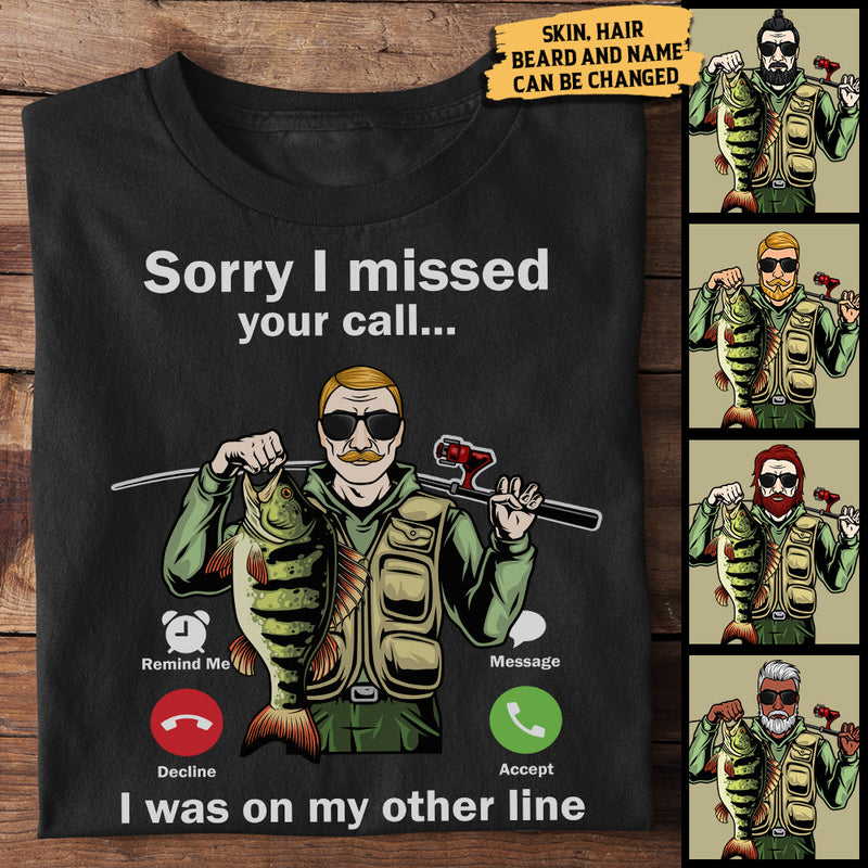Custom Name Funny Fishing Gifts for Men - Personalized Apparel