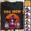 Halloween Dog Mom Dark Night - Gift For Dog Lovers, Personalized Unisex T-Shirt