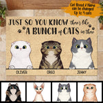 Custom Cat Breed and Name Gifts for Cat Lovers - Personalized Doormat