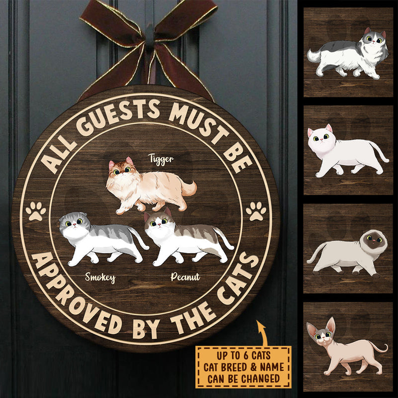 Custom Name Cat Lover Home Decor - Personalized Wood Sign