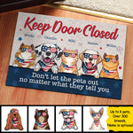 Custom Name Funny Patriotic Pet Gifts for Pet Lovers - Personalized Doormat