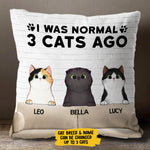 Custom Cat Name Gifts for Cat Lovers - Personalized Pillow
