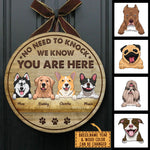 Custom Dog Breed Welcome Gifts for Dog Lovers - Personalized Wood Sign