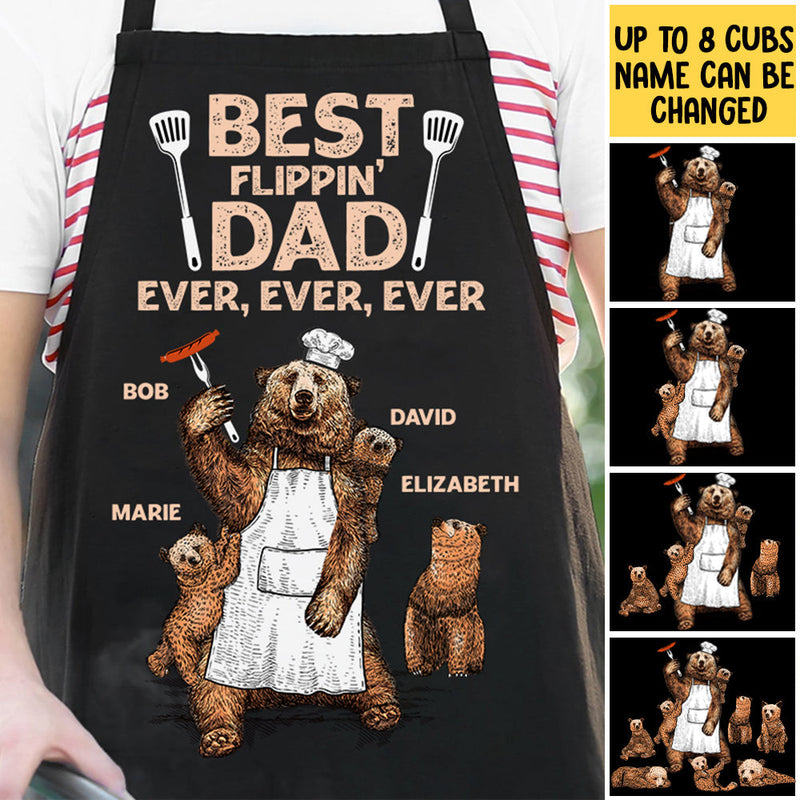 Best FLippin' Dad Ever Ever -  Gift For Dad, Personalized Apron
