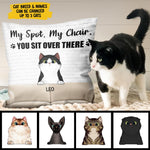 Custom Name Funny Cat Lover Gifts - Personalized Pillow