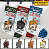 Wish You Nothing Butt - Meowy Christmas - Personalized Christmas Stocking