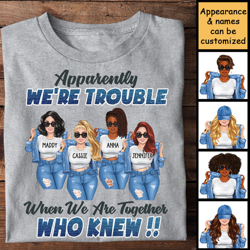 We Are Together - Personalized Unisex T-shirt - Gift For Bestie