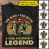 The Fishing Legend - Gift For Dad - Personalized Unisex T-Shirt