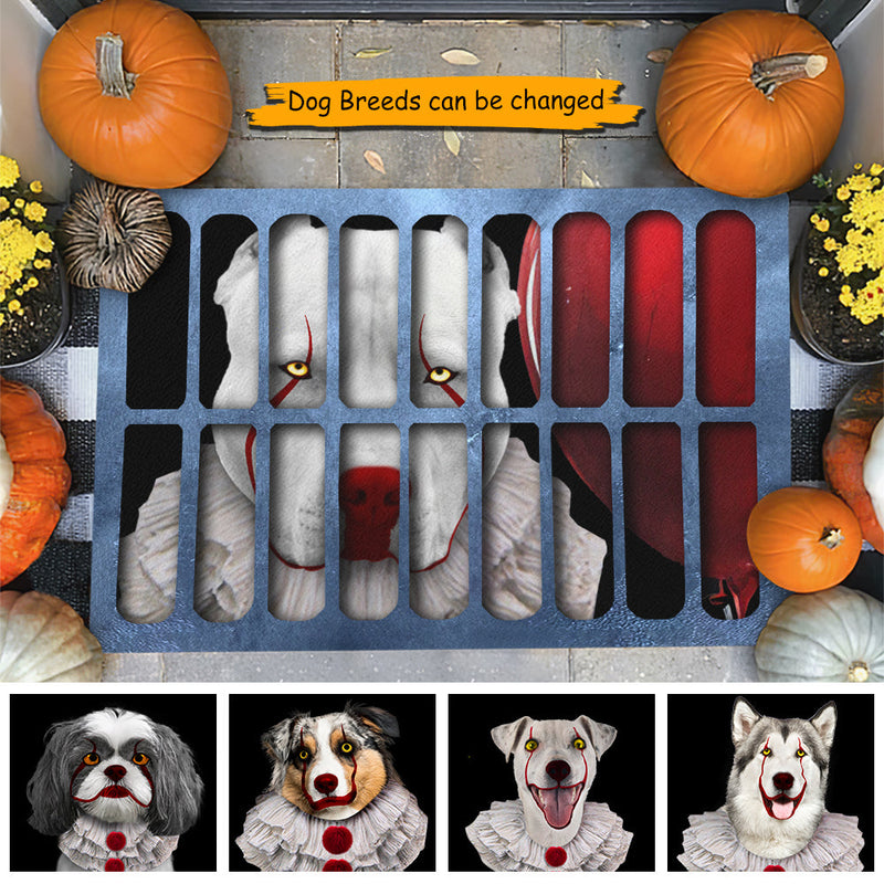 Custom Dog Breed Halloween Decor - Personalized Doormat