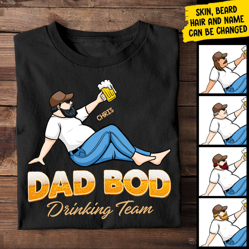 Funny Dad Bod Drinking Team Gifts for Dads - Apparel