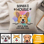 Custom Dog Breed and Name Gifts for Dog Lovers - Personalized Pillow