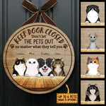 Custom Name Cat and Corgi Gifts for Pet Lovers - Personalized Wood Sign