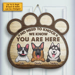 Custom Dog Name Welcome Decor for Dog Lovers - Personalized Wood Sign