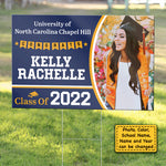 Custom Photo College Graduation Gifts - Personalized Yard Sign