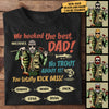We Hooked The Best Dad, No Trout About It You Totally Kick Bass - Personalized Unisex T-Shirt