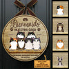 Bienvenido A Mi Casa - Letrero de puerta de gato personalizado y divertido, Funny Personalized Cat Door Sign Spanish