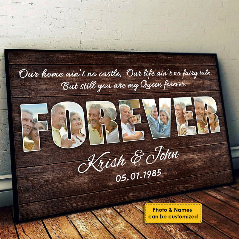 Custom Photo Forever Couple Gifts - Personalized Poster