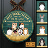 Keep Door Closed, Don't Let Them Out - Funny Personalized Pets Door Sign