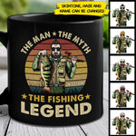 Custom Name Fishing Gifts for Men - Personalized Mugs