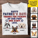 Custom Name Funny Father's Day Gifts for Dog Dads - Personalized Apparel