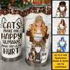 You Had Me At Meow - Gift For Cat Mom, Personalized Tumbler