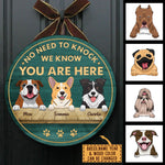 Custom Dog Breed Welcome Gifts for Dog Lovers - Personalized Wood Sign