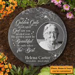 Custom Photo Memorial Garden Decor - Personalized Memorial Stone