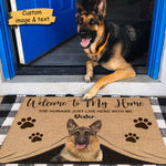 Custom Name Funny Dog Gifts for Pet Lovers - Personalized Doormat