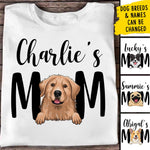 Custom Name Golden Retriever Gifts for Dog Moms - Personalized Apparel