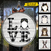 Love Cat - Funny Personalized Cat Door Sign