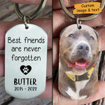 Custom Pet Photo Memorial Gifts for Dog Lovers - Personalized Keychain