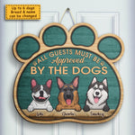 Custom Name Dog Approval Decor for Dog Lovers - Personalized Wood Sign
