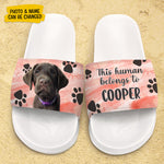 Custom Pet Photo Dog Lover Gifts - Personalized Slide Sandals