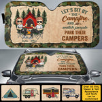 Custom Name Funny Camping Couple Gifts - Personalized Auto Sunshade