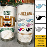 Custom Name Best Dad Gifts for Father - Personalized Tumbler