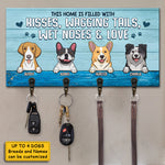Custom Dog Name Gifts for Dog Lovers - Personalized Key Holder
