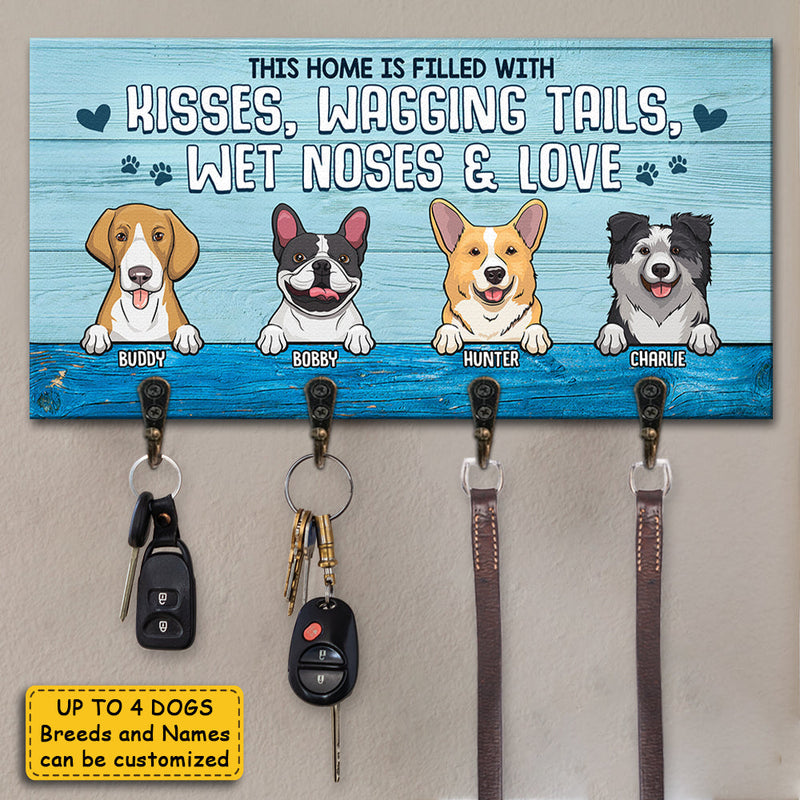 Custom Dog Name Gifts for Dog Lovers - Personalized Key Holder