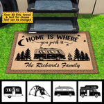 Custom Name RV Camping Decor - Personalized Doormat