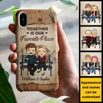 Custom Name Romantic Couple Gifts - Personalized Phone Case