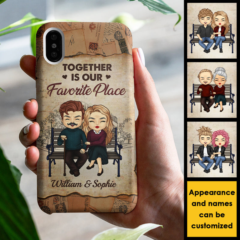 Custom Name Romantic Couple Gifts - Personalized Phone Case