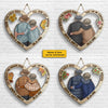 Our First Kiss Heart Shape Season - Personalized Shaped Wood Sign - Gift For Couples, Husband Wife