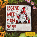 Custom Family Milestone Garden Decor - Personalized Garden Stone