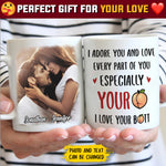 Custom Photo Romantic Couple Gifts - Personalized Mugs