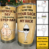Happy Father's Day To My Amazing Step-Dad - Gift For Dad, Gift For Father's Day - Personalized Tumbler