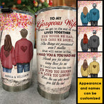 Custom Name Romantic Wife Gifts - Personalized Tumbler
