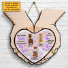 I’m Right Here Inside Your Heart - Personalized Shaped Wood Sign