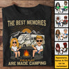 The Best Memories Are Made Camping - Personalized Unisex T-Shirt, Hoodie, Sweatshirt - Gift For Couple, Husband Wife, Anniversary, Engagement, Wedding, Marriage, Camping Gift