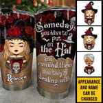 Custom Name Gothic Witch Gifts - Personalized Tumbler
