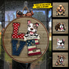 American Love - Funny Personalized Dog Door Sign